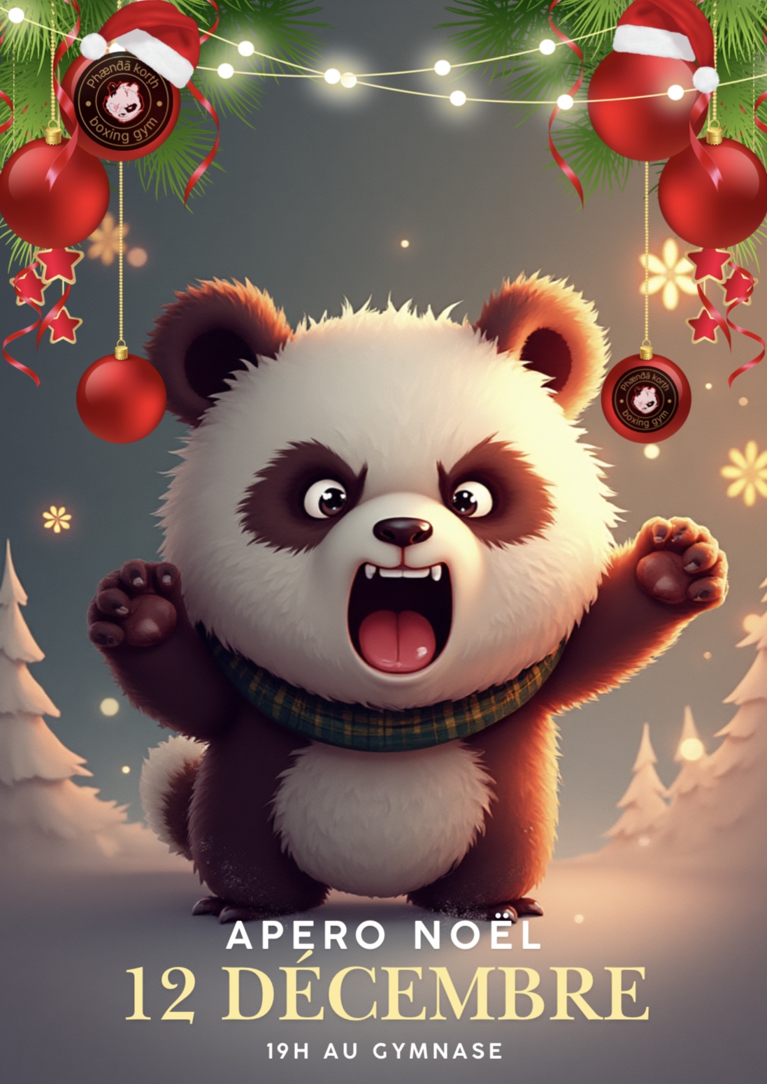 Noël des pandas